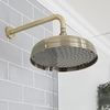 Soffione Doccia Tradizionale Rotondo 300mm - Oro Spazzolato - Elizabeth