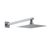 Soffione Quadrato Sottile 200 x 200mm e Braccio Doccia