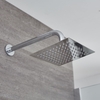 Soffione Quadrato Ultrapiatto 200 x 200mm in Acciaio Inox
