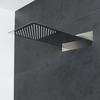 Soffione Rettangolare Ultrapiatto Slimline 200mm x 487mm con Braccio Integrato