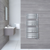 Termoarredo Bagno Curvo Cromato - 429W - 1080 x 550mm - Elgin