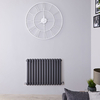 Termoarredo di Design Antracite Orizzontale - 1150W - 635 x 863 x 80mm - Saffre