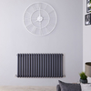 Termoarredo di Design Antracite Orizzontale - 1660W - 635 x 1223 x 80mm - Saffre
