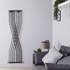 Termoarredo di Design Verticale Antracite - 1775 x 450mm - 925W - Xcite