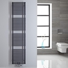 Termoarredo Scaldasalviette Interasse 50mm Attacchi Centrali 5cm Antracite 1800mm x 400mm 454 Watt Tubi Diritti
