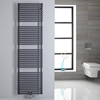 Termoarredo Scaldasalviette Interasse 5cm Attacchi Centrali 50mm Antracite 1800mm x 500mm 456 Watt Tubi Diritti