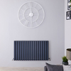 Termosifone Orizzontale Antracite di Design in Alluminio - 2067W - 600 x 1070mm - Revive Air