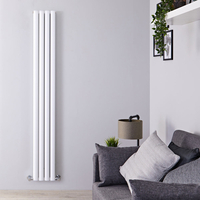 Termosifone Verticale Bianco di Design in Alluminio - 1002W - 1800 x 230mm - Revive Air