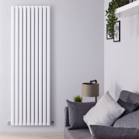 Termosifone Verticale Bianco di Design in Alluminio - 2506W - 1800 x 590mm - Revive Air