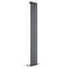 Termosifone Verticale di Design Antracite - 1780 x 280mm - 701W - Rombo