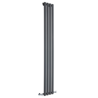 Termosifone Verticale di Design Antracite - 1780 x 280mm - 701W - Rombo