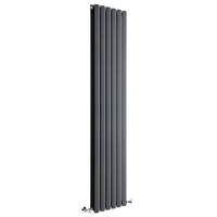 Termosifone Verticale di Design Antracite - 1780 x 420mm - 1619W - Rombo