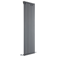 Termosifone Verticale di Design Antracite - 1780 x 560mm - 1401W - Rombo