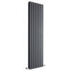 Termosifone Verticale di Design Antracite - 1780 x 560mm - 2158W - Rombo