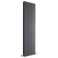 Termosifone Verticale di Design Antracite - 1780 x 560mm - 2158W - Rombo