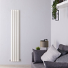 Termosifone Verticale di Design Bianco - 1780 x 280mm - 1079W - Rombo