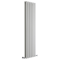 Termosifone Verticale di Design Bianco - 1780 x 420mm - 1619W - Rombo