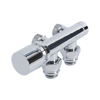 Valvole a Squadra Multiblock H per Radiatori con Adattatori Ø14mm Rame