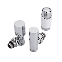 Valvole a Squadra Termostatiche per Radiatori 3/4” con Adattatori Pex Ø12mm