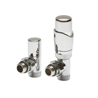Valvole a Squadra Termostatiche per Radiatori 3/4” con Adattatori Rame Ø14mm