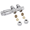 Valvole Diritte Termostatiche Multiblock H per Radiatori 3/4” con Adattatori Multistrato Ø14mm