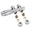 Valvole Diritte Termostatiche Multiblock H per Radiatori 3/4” con Adattatori Multistrato Ø16mm