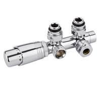 Valvole Termostatiche a Squadra Multiblock H per Radiatori 3/4” con Adattatori