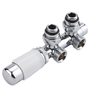 Valvole Termostatiche a Squadra Multiblock H per Radiatori 3/4” con Adattatori