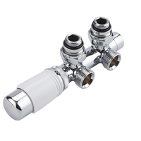 Valvole Termostatiche a Squadra Multiblock H per Radiatori 3/4” con Adattatori