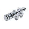 Valvole Termostatiche a Squadra Multiblock H per Radiatori con Adattatori Rame Ø14mm
