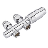 Valvole Termostatiche Diritte Multiblock H per Radiatori 3/4” con Adattatori