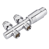 Valvole Termostatiche Diritte Multiblock H per Radiatori 3/4” con Adattatori
