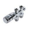 Valvole Termostatiche Diritte Multiblock H per Radiatori con Adattatori Pex Ø12mm