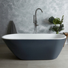 Vasca Centro Stanza Ovale Colore Grigio Pietra - 1670mm x 730mm - Witton