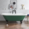 Vasca da Bagno Autoportante Tradizionale con Bordo Arrotondato- 1795 mm x 785 mm - Scelta del Colore della Vasca e della Finitura dei Piedini - Legend