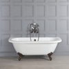 Vasca da Bagno Freestanding a Parete con Piedini Bronzo Lucidato ad Olio 1685 x 780mm - Richmond