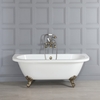 Vasca da Bagno Freestanding a Parete con Piedini Oro Spazzolato 1685 x 780mm - Richmond