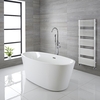 Vasca da Bagno Freestanding Ovale Bianca 1595 x 740mm - Ashbury