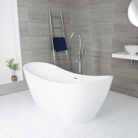 Vasca da Bagno Freestanding Ovale Bianca 1830 x 710mm - Otterton
