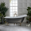 Vasca da Bagno Freestanding Tradizionale - 1710mm x 740mm - Scelta di Finiture Metallizzate e Piedini