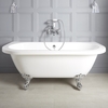 Vasca da Bagno Freestanding Vintage Bianca con Piedini 1550 x 750mm - Richmond