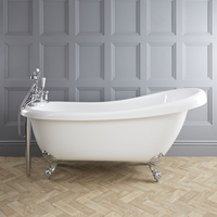 Vasca da Bagno Freestanding Vintage Bianca con Piedini 1700 x 730mm - Chester