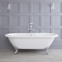 Vasca da Bagno Freestanding Vintage Bianca con Piedini 1750 x 800mm - Chester