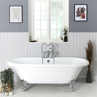 Vasca da Bagno Freestanding Vintage Bianca con Piedini 1795 x 785mm - Chester