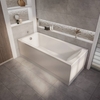 Vasca da Bagno Moderna - Rettangolare ad Estremità Singola - 1700mm x 750mm - Scelta di Pannelli
