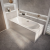Vasca da Bagno Moderna a Doppia Estremità - 1700mm x 700mm - Scelta di Pannello - Covelly