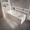 Vasca da Bagno Moderna a Doppia Estremità - 1800mm x 800mm - Scelta di Pannello - Covelly