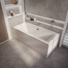 Vasca da Bagno Moderna a Doppia Estremità 1700mm x 700mm - Scelta di Pannelli - Sandford