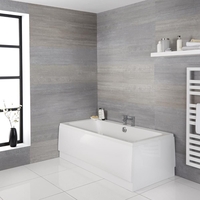 Vasca da Bagno Rettangolare a Doppio Schienale Halwell - Disponibile in Diverse Misure