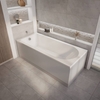Vasca da Bagno Standard Moderna con Estremità Singola da 1600mm x 700mm - Scelta di Pannelli - Covelly